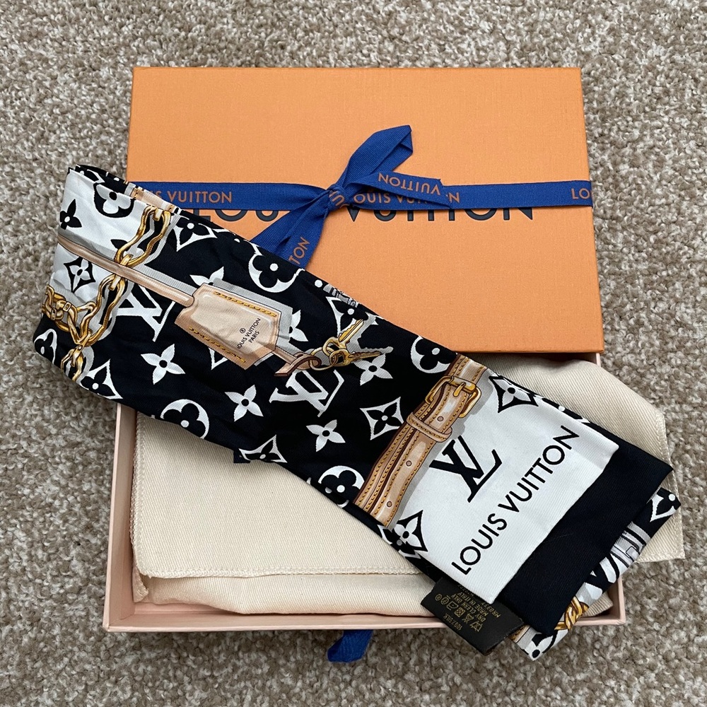 Louis Vuitton Silk Monogram Confidential Bandeau